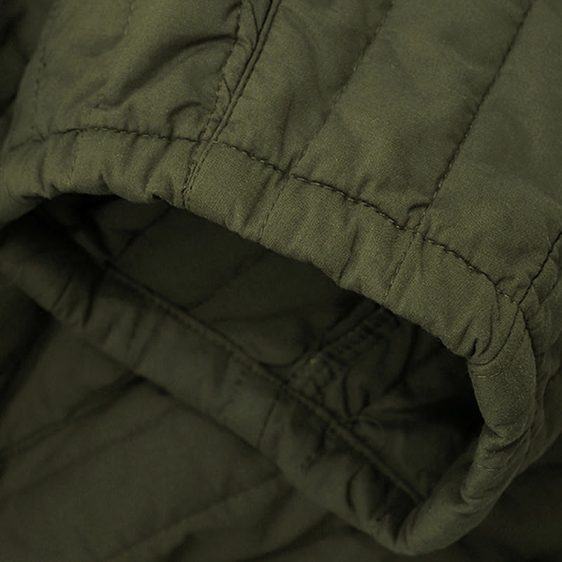 Buddha Stones Winter Plain Color Blocking Design Cotton Women's Harem Pants With Pockets - image 26