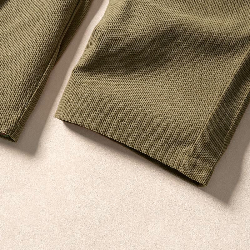 Buddha Stones Commute Fall Corduroy Women's Harem High Waist Pants With Pockets - image 10