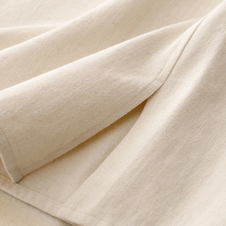 Buddha Stones Women's Plain Cotton Skirt With Pockets - image 8