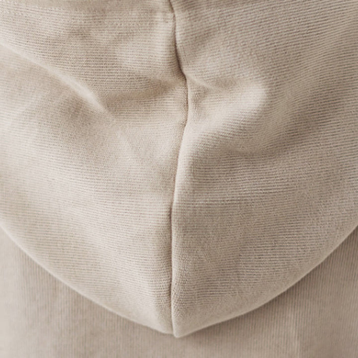 Buddha Stones Fall Solid Color Decorative Pocket Cotton Long Sleeve Women's Hoodie - image 35