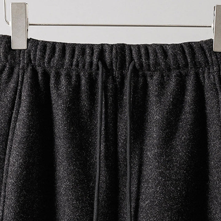 Buddha Stones Plain Cotton Lace-Up Design Thick Women's Pants With Pockets - image 5