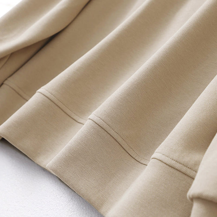 Buddha Stones Plain Buttons Women's Cotton Long Sleeve Jacket - image 5