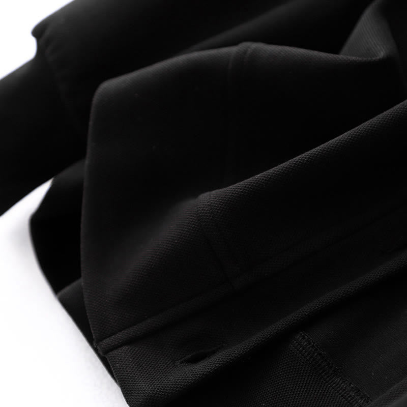 Buddha Stones Plain Buttons Women's Cotton Long Sleeve Jacket - image 14