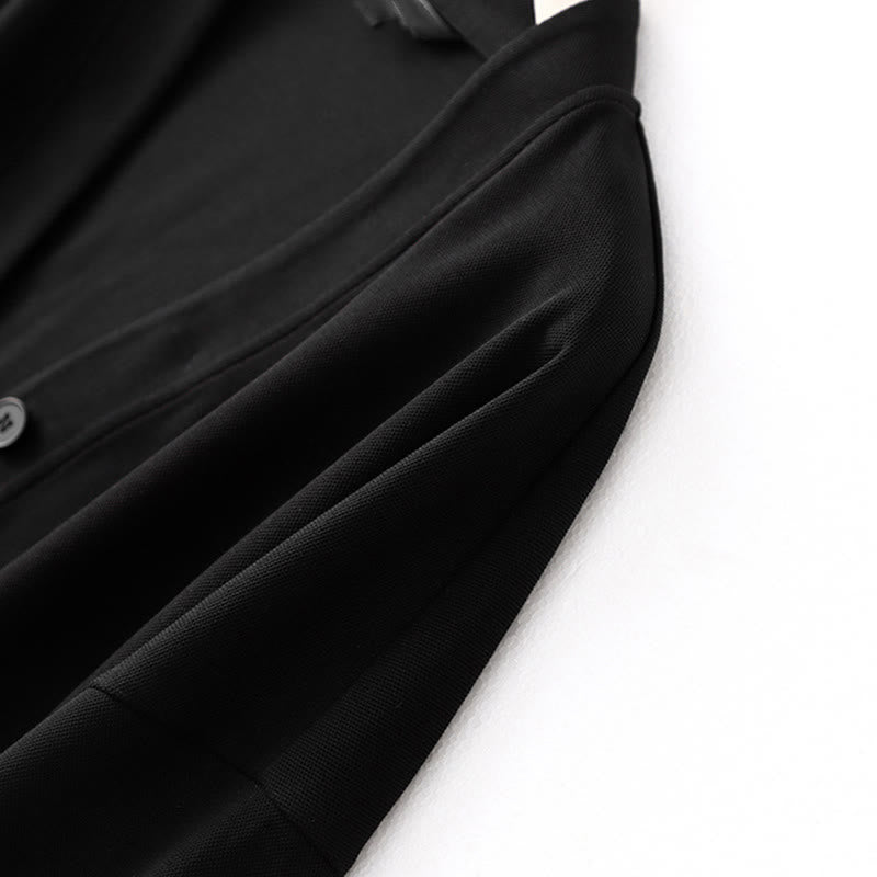 Buddha Stones Plain Buttons Women's Cotton Long Sleeve Jacket - image 15