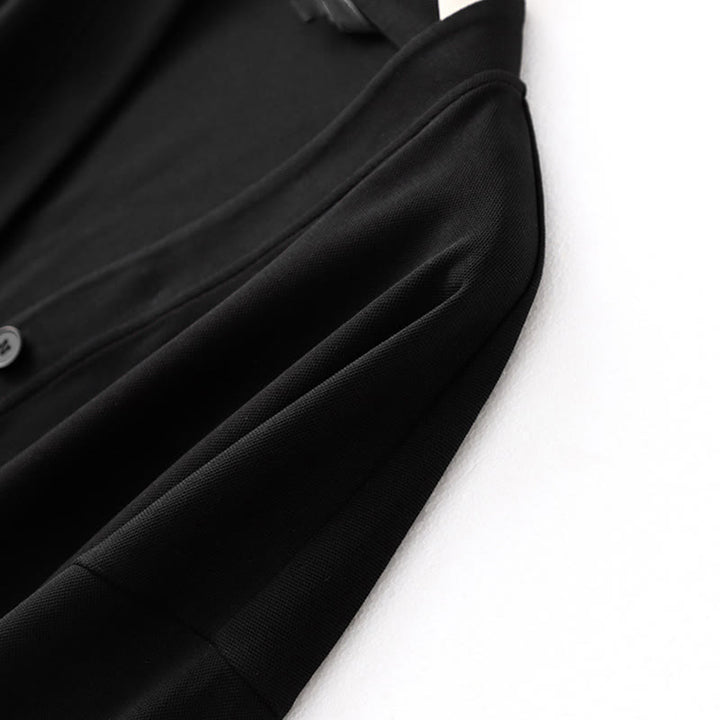 Buddha Stones Plain Buttons Women's Cotton Long Sleeve Jacket - image 15