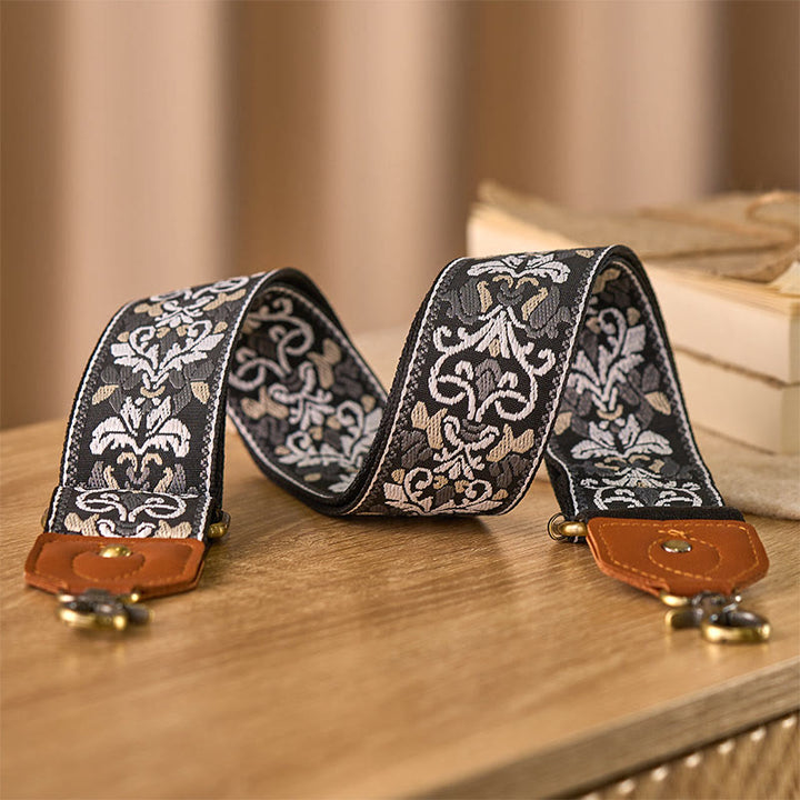 Buddha Stones Flower Geometric Embroidery Adjustable Handbags Crossbody Shoulder Bag Straps Replacement - image 27