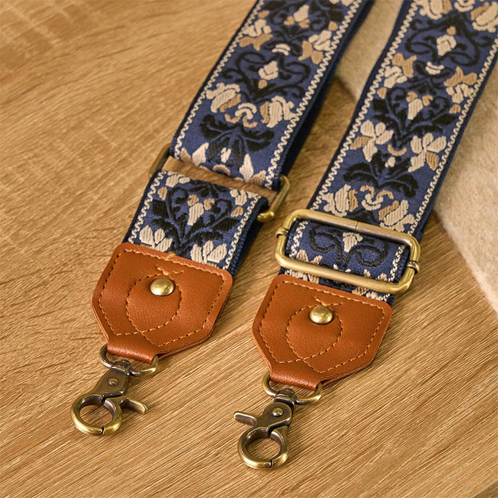 Buddha Stones Flower Geometric Embroidery Adjustable Handbags Crossbody Shoulder Bag Straps Replacement - image 9