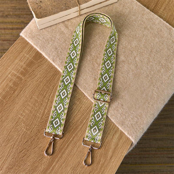 Buddha Stones Boho Rhombus Quadrilateral Stripe Geometric Jacquard Adjustable Handbags Crossbody Shoulder Bag Straps Replacement - image 12