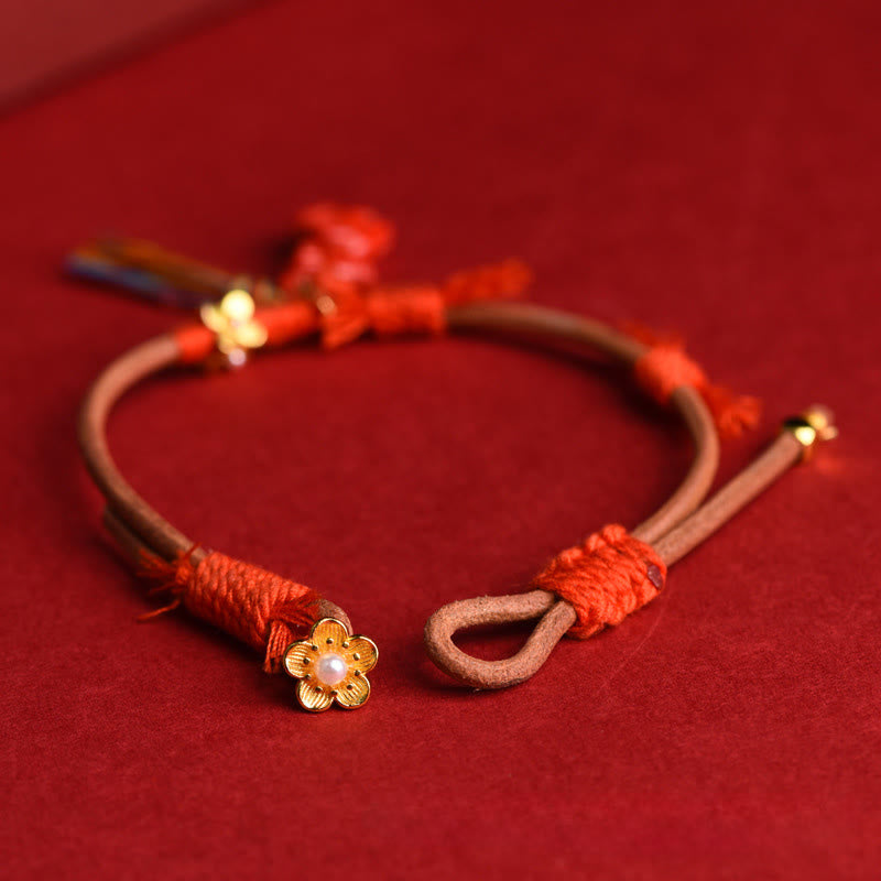 Buddha Stones Tibetan Year Of The Horse Carved Cinnabar Blessing Bracelet - image 7