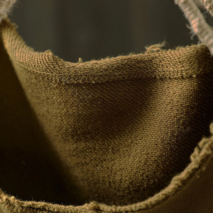 Buddha Stones Fall Solid Button Down Crew Neck Long Sleeve Women's Cotton Shirt - image 8