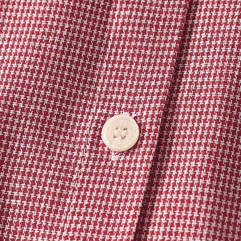 Buddha Stones Fall Cat Kitten Embroidery Plaid Stand Collar Buttons Down Design Women's Long Sleeve Shirt - image 11