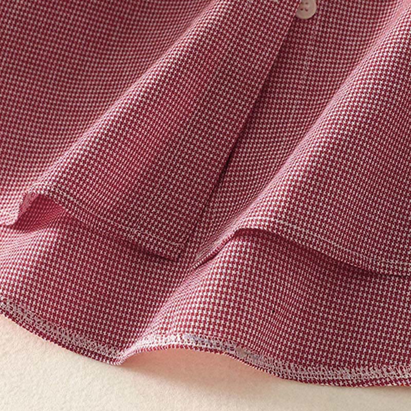 Buddha Stones Fall Cat Kitten Embroidery Plaid Stand Collar Buttons Down Design Women's Long Sleeve Shirt - image 13