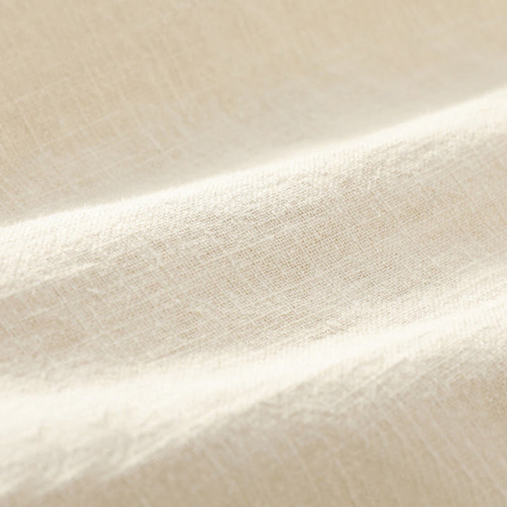 Buddha Stones Summer Ramie Linen Cotton Ankle-Length Elastic Cuffs Tapered Men's Pants With Pockets - image 10