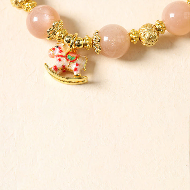 Buddha Stones Year Of The Horse South Red Agate Sun Stone Tourmaline Success Bracelet - image 14