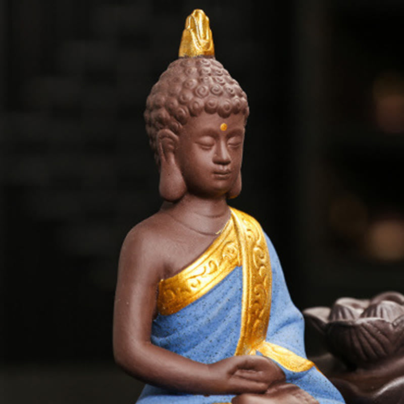 Buddha Stones Buddha Serenity Home Decoration Incense Burner - image 12