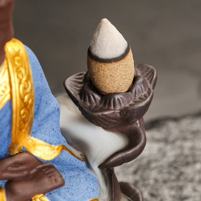 Buddha Stones Buddha Serenity Home Decoration Incense Burner - image 15