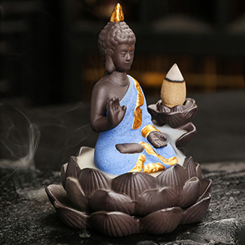 Buddha Stones Buddha Serenity Home Decoration Incense Burner - image 19