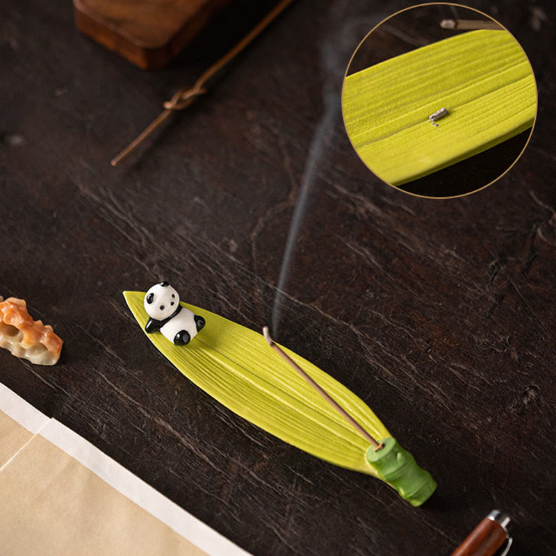 Buddha Stones Panda Home Decoration Incense Burner - image 3