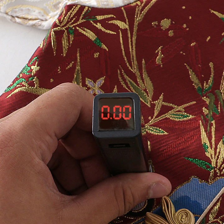 Buddha Stones 2Pcs Winter Cute Panda Bamboo Design Baby Boy Long Sleeve Tang Suit Elastic Waist Pants Outfit Sets - image 10