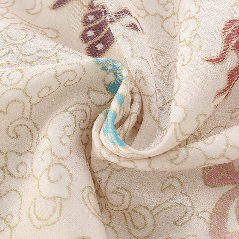 Buddha Stones 2Pcs Winter Koi Fish Butterfly Design Baby Girl Cotton Long Sleeve Tang Suit Elastic Waist Pants Outfit Sets - image 8