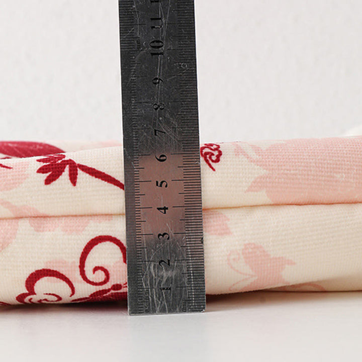 Buddha Stones Winter Butterfly Auspicious Clouds Design Baby Girl Cotton Long Sleeve One-pieces Rompers - image 13