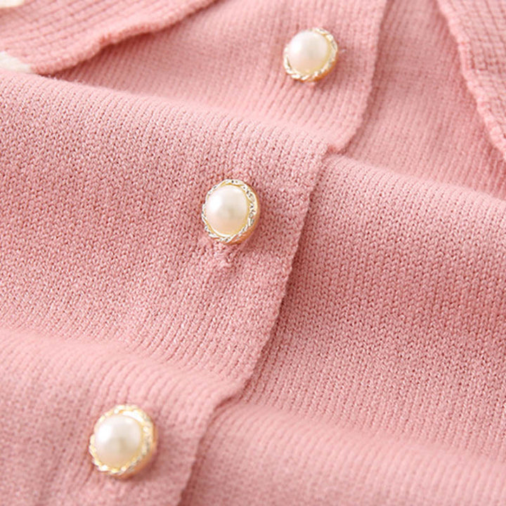 Buddha Stones Spring Fall Color Blocking Baby Girl Long Sleeve Hooded Knitted One-pieces Rompers - image 12