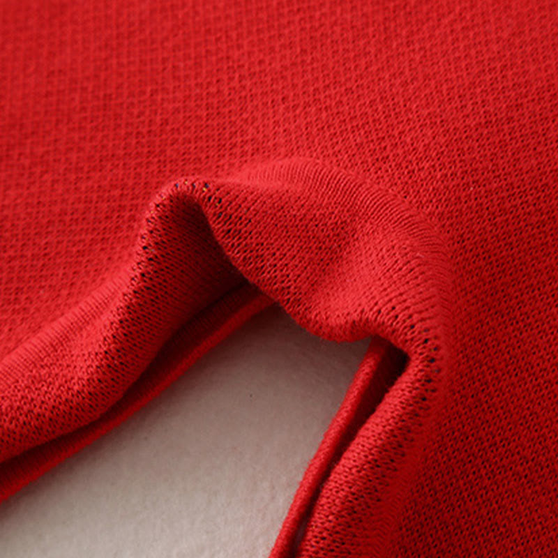 Buddha Stones Fall Winter Red Dragon Pattern Baby Boy Girl Cotton Long Sleeve Knitted One-pieces Rompers - image 10