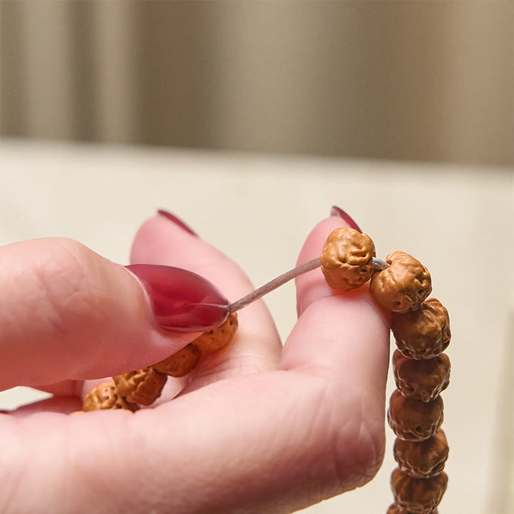 Buddha Stones Tibetan 108 Beads Bodhi Seed Wealth Auspiciousness Mala - image 4