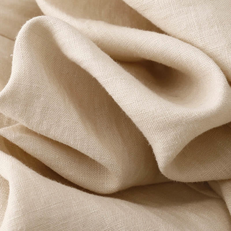 Buddha Stones Women's Spring Plain Simple 7-8 Length Cotton Pants With Pockets - image 17