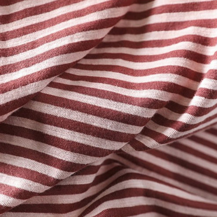 Buddha Stones Spring Striped Pattern Long Sleeve Women's Cotton Hoodie - image 10