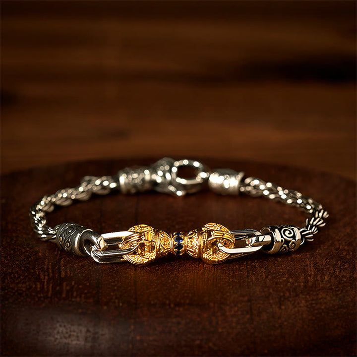 Buddha Stones Copper Balance Luck Bracelet - image 1