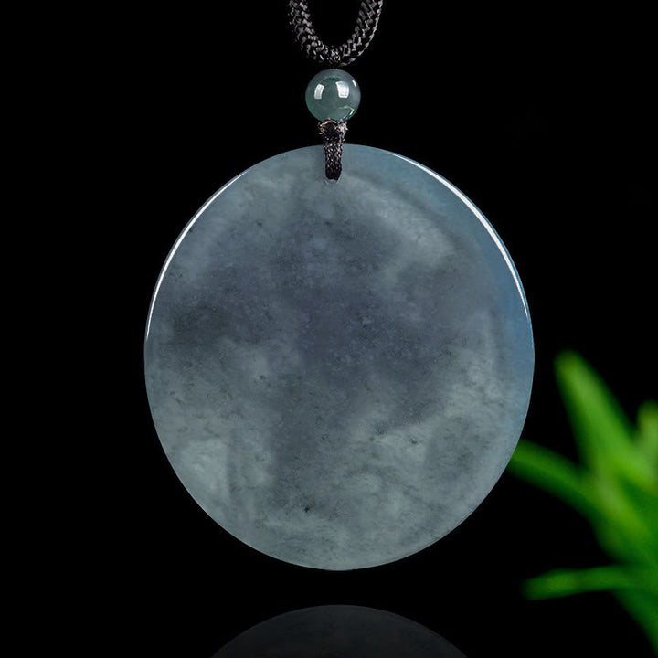 Buddha Stones Year Of The Horse Jade Luck Abundance Necklace Pendants - image 10