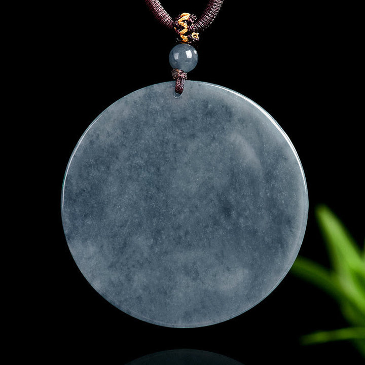 Buddha Stones Year Of The Horse Jade Prosperity Abundance Necklace Pendants - image 9