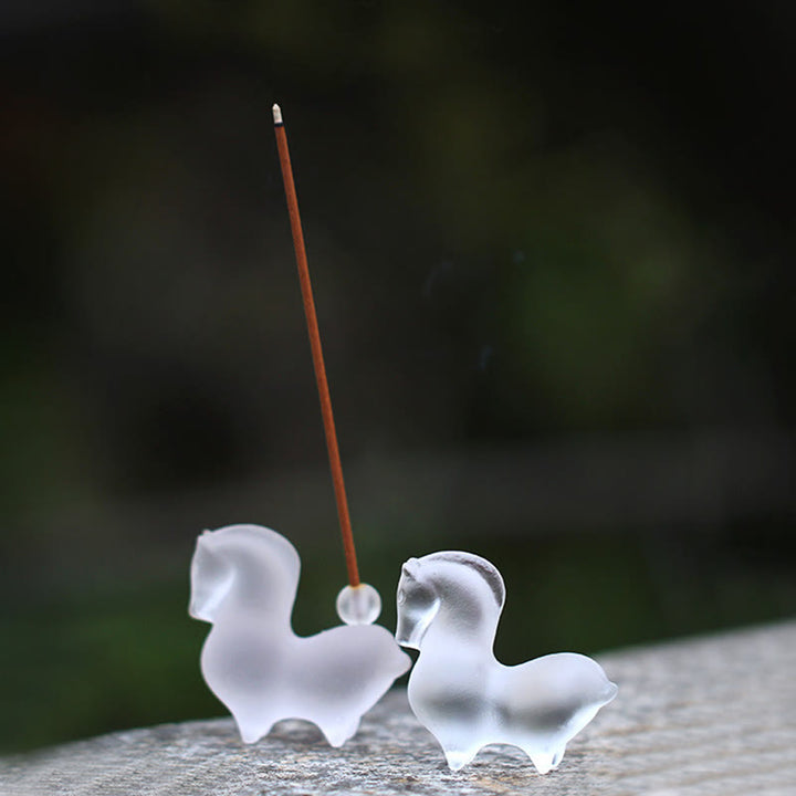 Buddha Stones Year of the Horse Lotus Pod Lotus Leaf Liuli Crystal Art Piece Home Office Energy Decoration - image 20