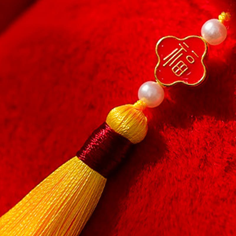 Buddha Stones Year Of The Horse 2026 New Year Fu Character Get Rich Tassel Embroidery Chinese Red Envelope - image 8