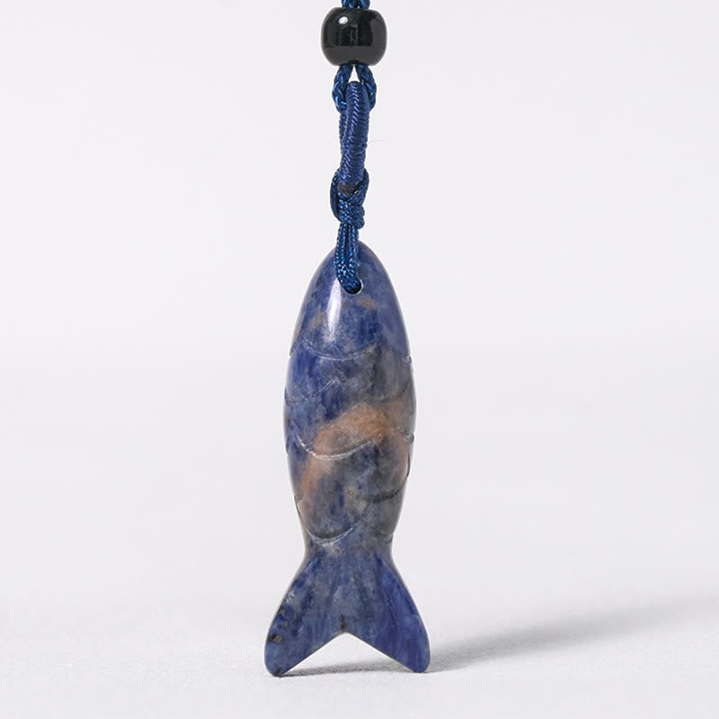 Buddha Stones Carving Koi Fish Pink Crystal Indian Agate Amethyst Warmth Prosperity Necklace Pendant - image 39