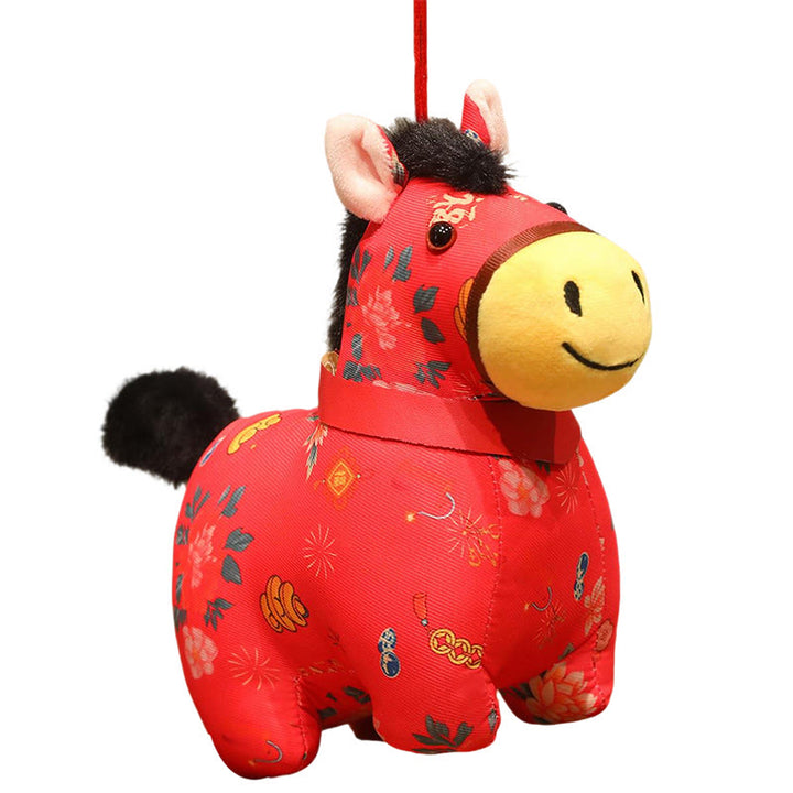 Buddha Stones Year Of The Horse Red String Chinese Knotting Hanging Decoration - image 4