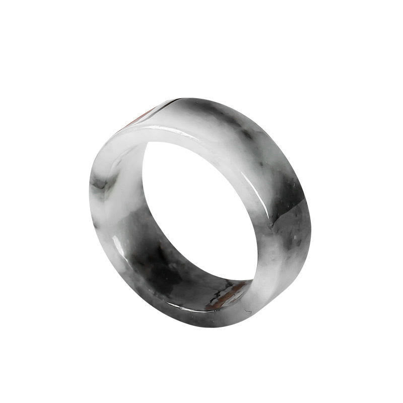 Buddha Stones Jade Prosperity Luck Ring - image 9