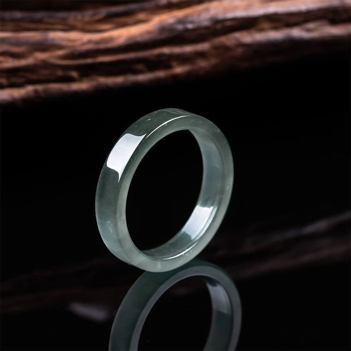 Buddha Stones Jade Abundance Prosperity Multiple Sizes Available Ring - Jade - 21mm - image 0