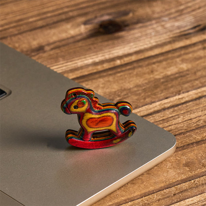 Buddha Stones Year of the Horse Copper Coin Rainbow Eucalyptus Creativity Desk Decoration - image 2