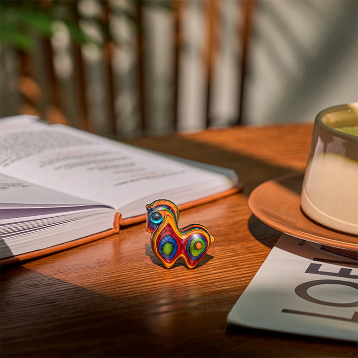 Buddha Stones Year Of The Horse Carved Tang Horse Rainbow Eucalyptus Creativity Desk Decoration - image 3