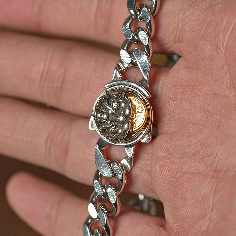 Buddha Stones Copper PiXiu Wealth Luck Bracelet - image 3