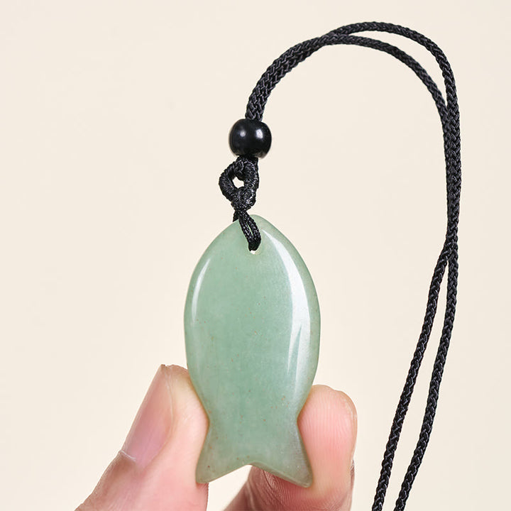 Buddha Stones Koi Fish Pink Crystal Indian Agate Amethyst Topaz Red Jasper Success Warmth Necklace Pendant - image 44