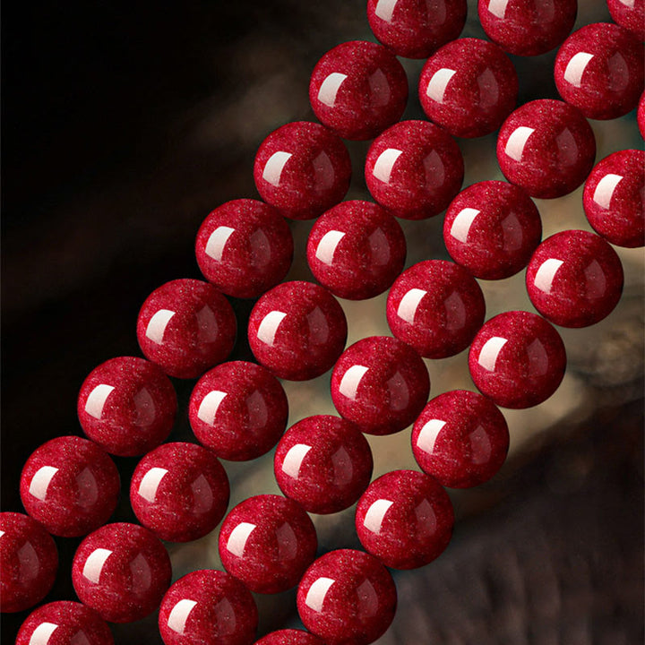 Buddha Stones Year Of The Horse Cinnabar Blessing Bracelet - image 15