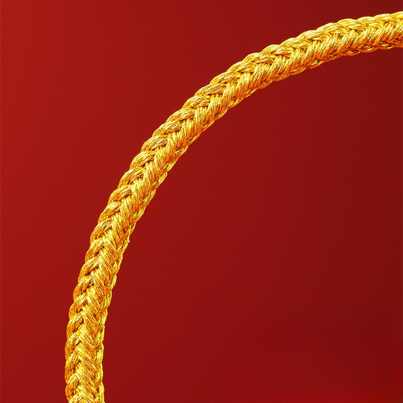 Buddha Stones Year Of The Horse Red String Five-Emperor Coins Luck Bracelet - image 1