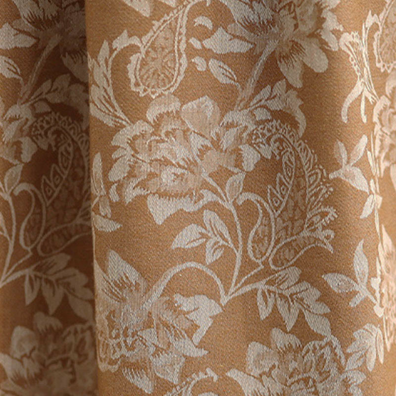 Buddha Stones Printing Flower Paisley Pattern A-line Elastic Waist Cotton Women's Skirt With Pockets - image 17