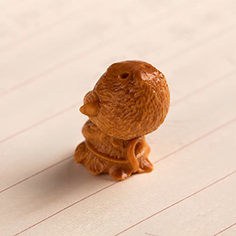 Buddha Stones Year Of The Horse Red Sandalwood Star Moon Bodhi Seed Blessing Key Chain - image 37