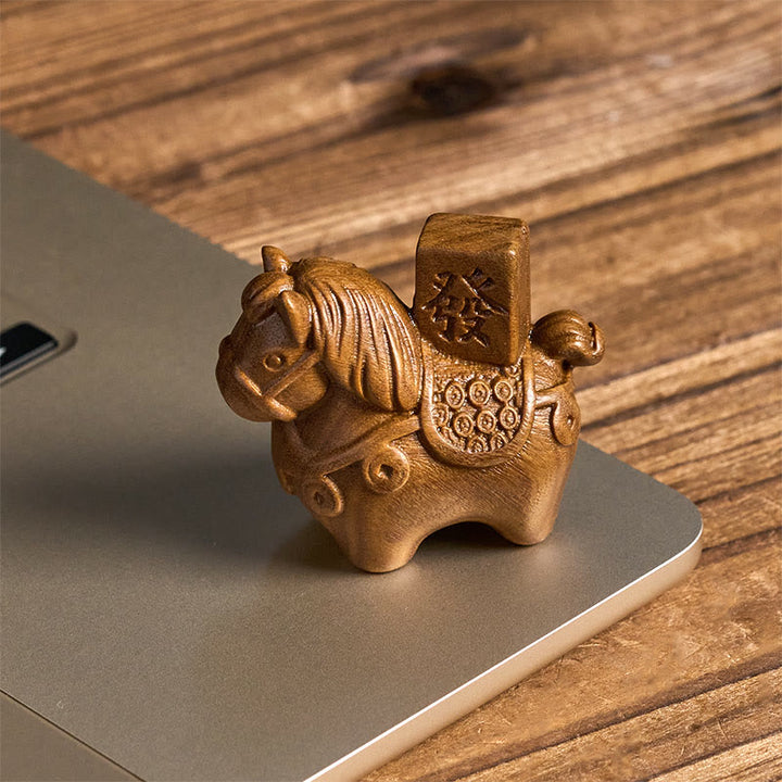 Buddha Stones Year Of The Horse Peach Wood Cinnabar Green Sandalwood Red String Protection Ward Off Evil Spirits Bundle - image 6