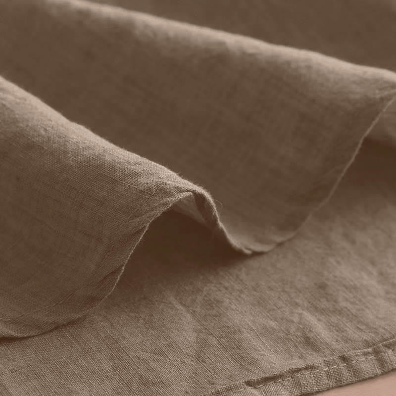 Buddha Stones Casual Plain Women's Hollow Crew Neck Design Three Quarter Sleeve Shirt - image 10