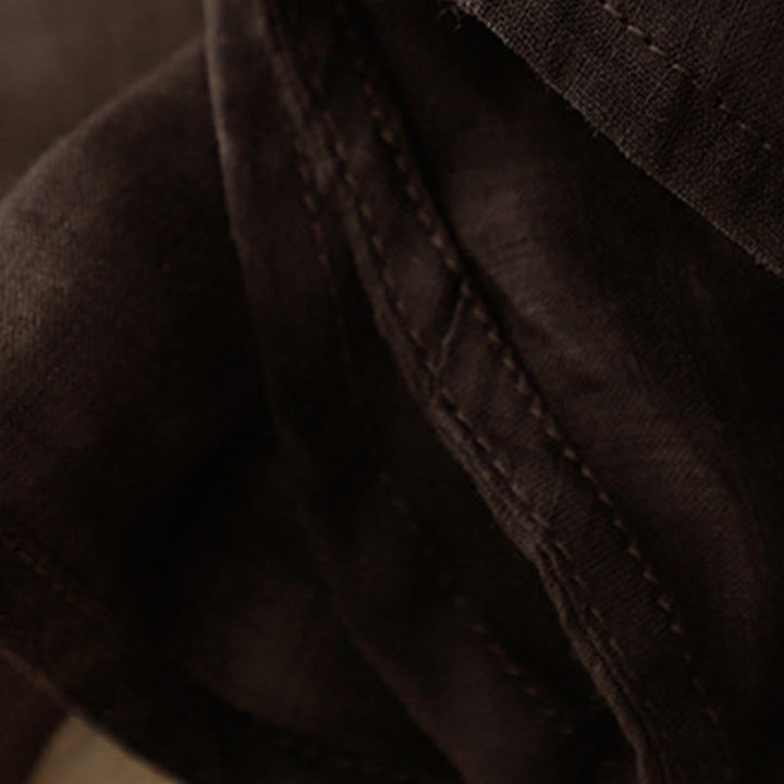 Buddha Stones Summer Plain Long Sleeve Lace-up Open Front Women's Kimono - image 17